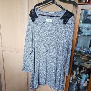 Rebellion Monochrome Knit Top